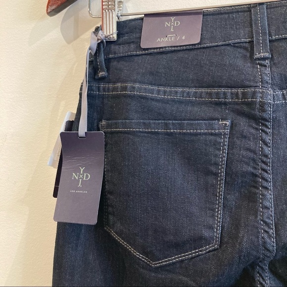 NYDJ Sz 4 NOT  YOUR DAUGHTERS JEANS Ankle Dark Wash Jeans NWT - Picture 6 of 9